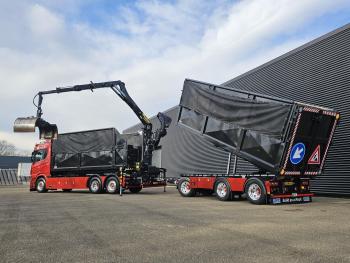 Scania R530 6x2 PALFINGER HAAK + EPSILON KRAAN + FLOOR AANHANGER